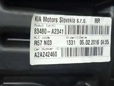 Автозапчасти б/у задний правый стеклорегулятор за kia cee´d business ссылки oem iam 83480a2341  83460a2010