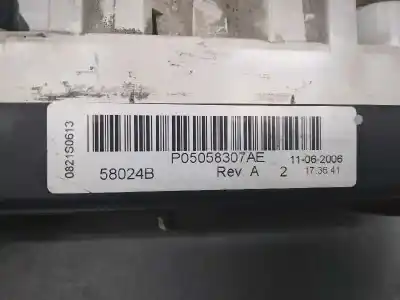 Second-hand car spare part heating / air conditioning control panel for dodge caliber s oem iam references p05058307ae  