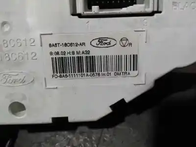 Pezzo di ricambio per auto di seconda mano controllo climatico per ford fiesta (cb1) motor 1.6 ltr. - 70 kw tdci cat riferimenti oem iam 8a6t18c612ar  8a6t18c612ar
