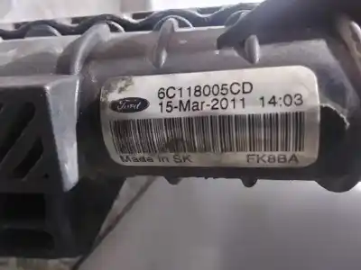 Peça sobressalente para automóvel em segunda mão radiador de água por ford transit combi ´06 ft 350 l trend referências oem iam 6c118005cd