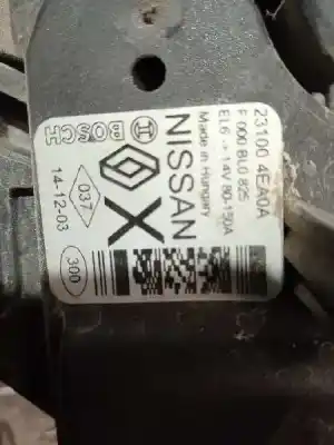 Second-hand car spare part alternator for nissan pulsar (c13) acenta oem iam references 231004ea0a 150a 6 canales 0986084070
