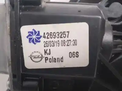 Автозапчастина б/у регулятор вікна передній лівий для opel mokka x 120 aniversario start/stop посилання на oem iam 42693257 98920suv20 