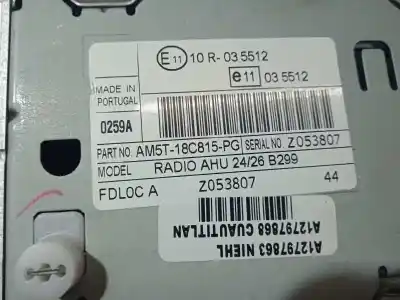 Автозапчасти б/у аудиосистема / радио cd за ford fiesta (ccn) ambiente ссылки oem iam am5t18c815pg  