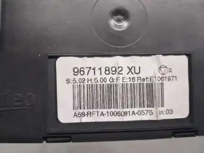 Pezzo di ricambio per auto di seconda mano controllo climatico per citroen c3 picasso sx riferimenti oem iam 96711892xu  