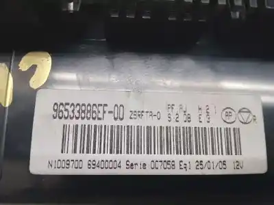 Pièce détachée automobile d'occasion commande de climatisation / chauffage pour peugeot 607 (s2) básico références oem iam 96533886ef  