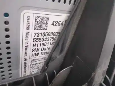Автозапчасти б/у аудиосистема / радио cd за opel mokka x 120 aniversario start/stop ссылки oem iam 555343750  