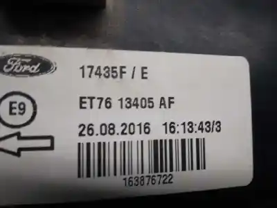 Second-hand car spare part left tailgate light for ford transit courier combi trend oem iam references et7613405af  