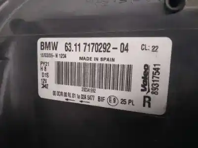 Pièce détachée automobile d'occasion feu droit pour bmw serie 1 berlina (e81/e87) 118d références oem iam 63117170292  