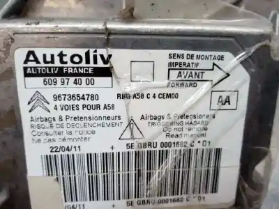 Автозапчасти б/у комплект подушки безопасности за citroen c3 picasso attraction ссылки oem iam 9683060280  