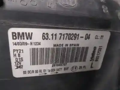 Pezzo di ricambio per auto di seconda mano faro anteriore sinistro per bmw serie 1 berlina (e81/e87) 118d riferimenti oem iam 63117170291  