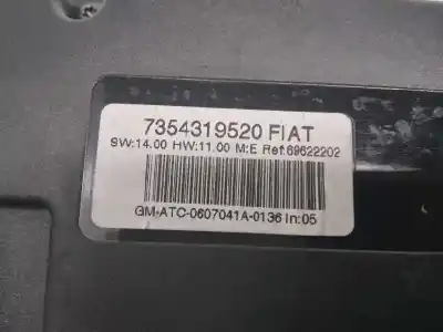 Автозапчастина б/у клімат-контроль для fiat croma (194_) 1.9 d multijet (194axc1b 194axc12) посилання на oem iam 7354319520  