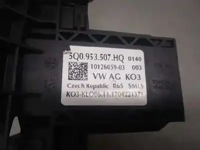 Second-hand car spare part multifunction switch for seat leon (5f1) cupra 300 oem iam references 5q0953507  