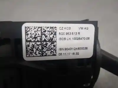 Second-hand car spare part multifunction switch for seat leon (5f1) cupra 300 oem iam references 5q0953507  