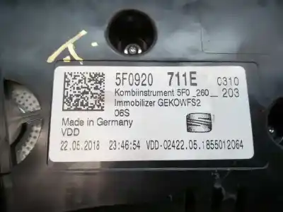 Автозапчасти б/у приборная доска за seat leon st (5f8) x-perience 4drive ссылки oem iam 5f0920711e  