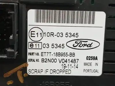 Автозапчасти б/у отображать за ford fiesta (ccn) ambiente ссылки oem iam et7t18b955bb  