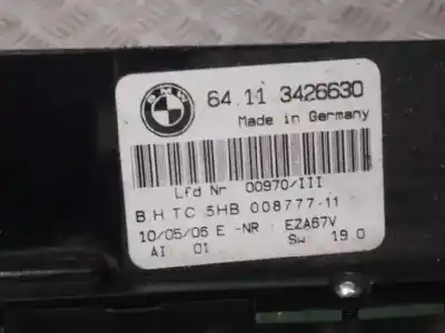 Peça sobressalente para automóvel em segunda mão comando de sofagem (chauffage / ar condicionado) por bmw x3 (e83) 2.0d referências oem iam 64113426630  