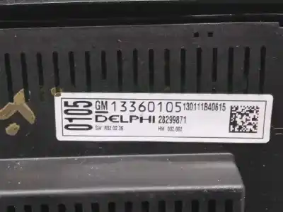Автозапчастина б/у аудіо система / радіо cd для opel astra j lim. selective посилання на oem iam 13360091  