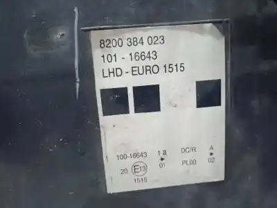 Автозапчастина б/у ліва фара для renault vel satis (bj0) 2.2 dci turbodiesel посилання на oem iam 8200384023  