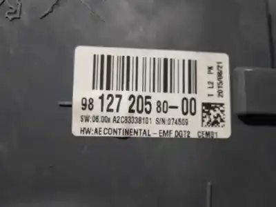 Second-hand car spare part multifunction display for citroen c4 picasso intensive oem iam references 9812720580  