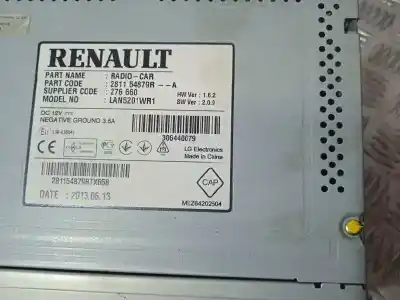 Second-hand car spare part gps navigation system for renault captur zen oem iam references 281154879r  