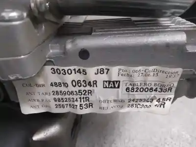 Second-hand car spare part steering column for renault captur zen oem iam references 488100634r  