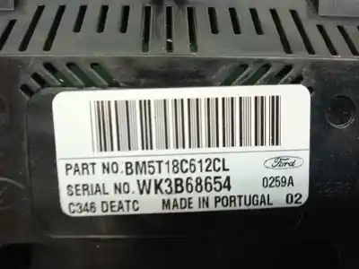 Peça sobressalente para automóvel em segunda mão comando de sofagem (chauffage / ar condicionado) por ford focus lim. (cb8) trend referências oem iam bm5t18c612cl  