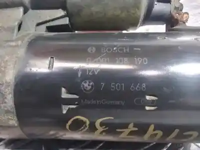Peça sobressalente para automóvel em segunda mão motor de arranque por bmw x5 (e53) 3.0i referências oem iam 7501668 1740375 12411740375