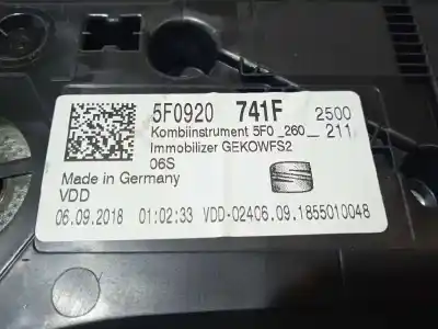 Автозапчастина б/у панель інструментів для seat leon st (5f8) 1.6 tdi посилання на oem iam   