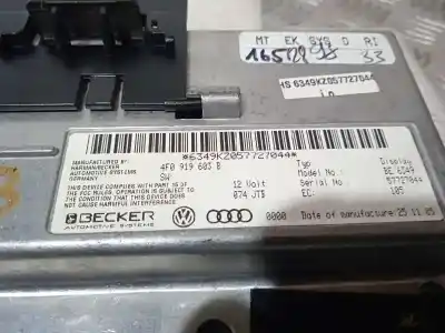 Автозапчасти б/у аудиосистема / радио cd за audi a6 c6 avant (4f5) 2.0 tdi ссылки oem iam 4f0919603b  