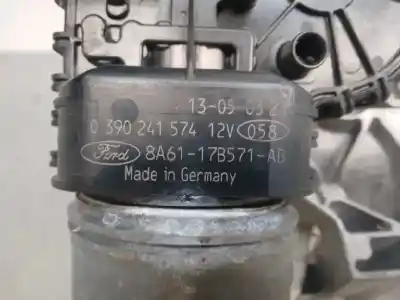 Автозапчастина б/у двигатель передніх склоочисників для ford fiesta (ccn) * посилання на oem iam 3397021586 4 cables 8a6117500ag