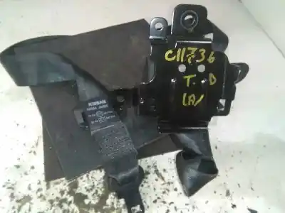 Peça sobressalente para automóvel em segunda mão cinto de segurança traseiro central por nissan qashqai (j10) acenta referências oem iam 88854jd000 5p negro 
