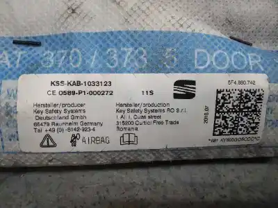 Автозапчасти б/у передняя правая подушка безопасности за seat leon st (5f8) 1.6 tdi ссылки oem iam 5f4880742  