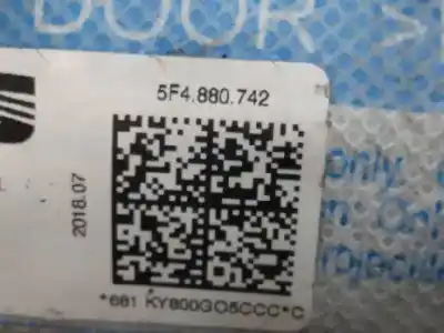 Автозапчасти б/у передняя правая подушка безопасности за seat leon st (5f8) 1.6 tdi ссылки oem iam 5f4880742  