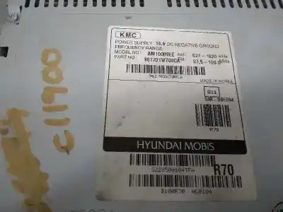 Pezzo di ricambio per auto di seconda mano impianto audio / radio cd per kia rio 1.2 cat riferimenti oem iam 961701w700ca  