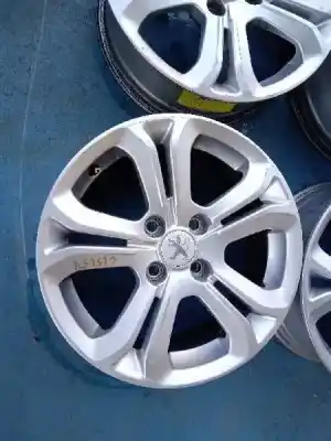 Pièce détachée automobile d'occasion jeu de jantes pour peugeot 208 allure références oem iam 6.0jx16 ch4 et23  