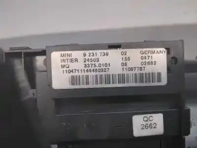 Pezzo di ricambio per auto di seconda mano interruttore di avviamento per bmw mini (r56) one riferimenti oem iam 9231739  