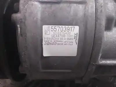 Pezzo di ricambio per auto di seconda mano compressore aria condizionata per fiat grande punto (199_) 1.3 d multijet (199.axd11, 199.axd1a, 199.axd1b,... riferimenti oem iam 0051893889 5e5275900 55703917