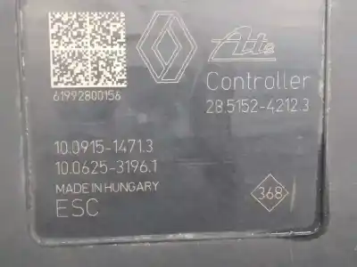 Автозапчастина б/у абс для dacia dokker essential посилання на oem iam 476600078r  28515242123
