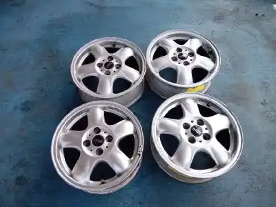 Peça sobressalente para automóvel em segunda mão jogo de jantes por bmw mini (r56) cooper referências oem iam 51/2jx15 h2 is45  