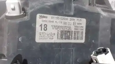 Pezzo di ricambio per auto di seconda mano faro anteriore sinistro per toyota auris sport riferimenti oem iam 8115002530  