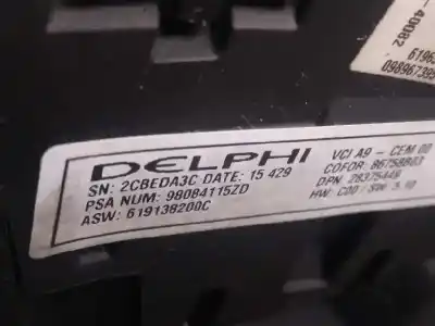 Gebrauchtes Autoersatzteil lenkrad zum peugeot 208 active oem-iam-referenzen 98084115zd  