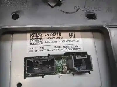 Second-hand car spare part audio system / radio cd for opel astra k lim. 5türig dynamic oem iam references 42578318  