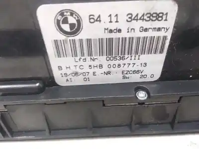 Second-hand car spare part climate control for bmw x3 (e83) 2.0d oem iam references 3443981  
