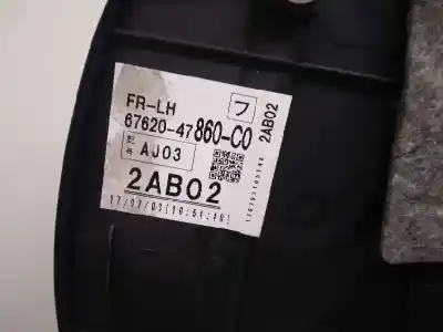 Автозапчастина б/у оббірка передніх дверей ліва для toyota prius (nhw30) plug-in hybrid advance посилання на oem iam 8762047860  