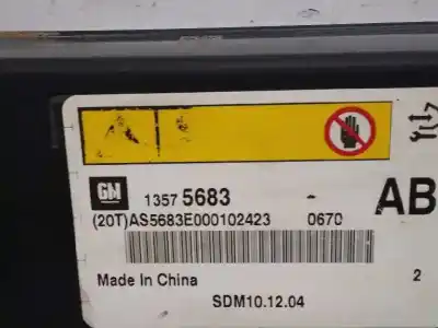 Автозапчасти б/у комплект подушки безопасности за opel astra j (p10) 1.6 (68) ссылки oem iam 13301067 13299780 