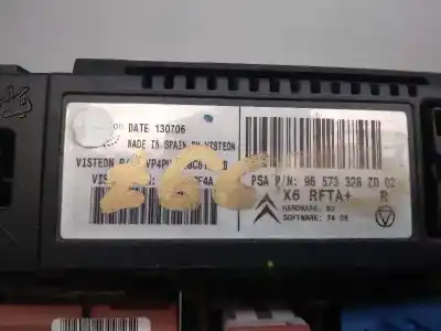 Second-hand car spare part climate control for citroen c6 básico oem iam references 96573328zd  
