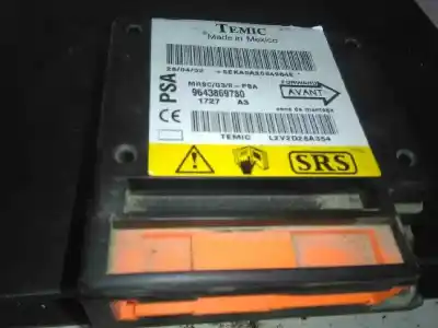 Second-hand car spare part airbag control unit for peugeot 607 (s1) 2.2 hdi fap cat oem iam references 9643869780