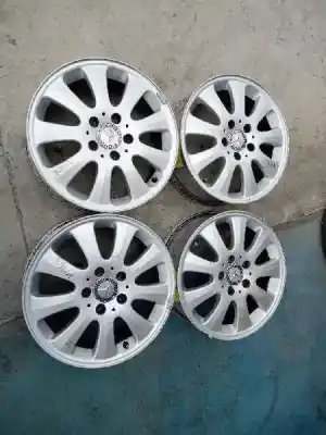 İkinci el araba yedek parçası tekerlek seti için mercedes-benz clase a (w169) a 200 (169.033) oem iam referansları 6jx16 h2 et43  