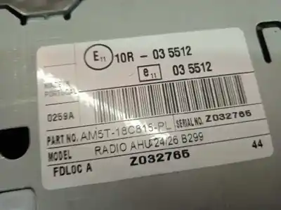 Автозапчастина б/у аудіо система / радіо cd для ford fiesta vi (cb1, ccn) 1.25 посилання на oem iam am5t18c815pl  