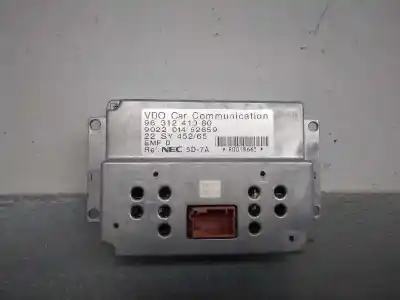 Pièce détachée automobile d'occasion écran / afficheur multifonction pour peugeot 607 (s1) básico références oem iam 9631241080  